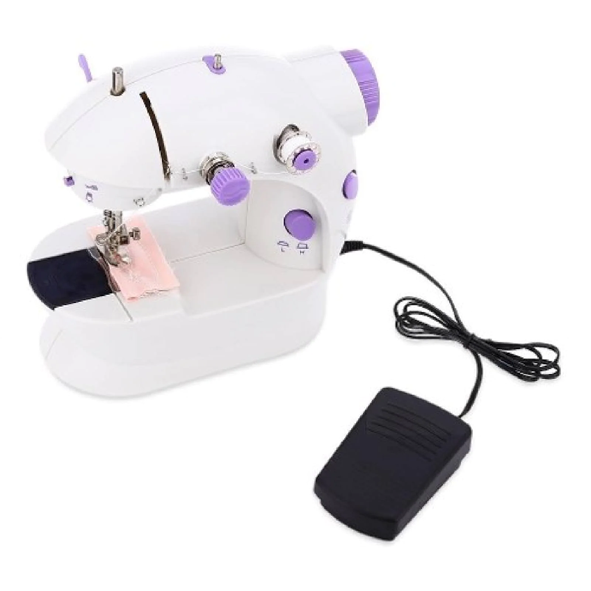 Mini máquina de coser con pedal