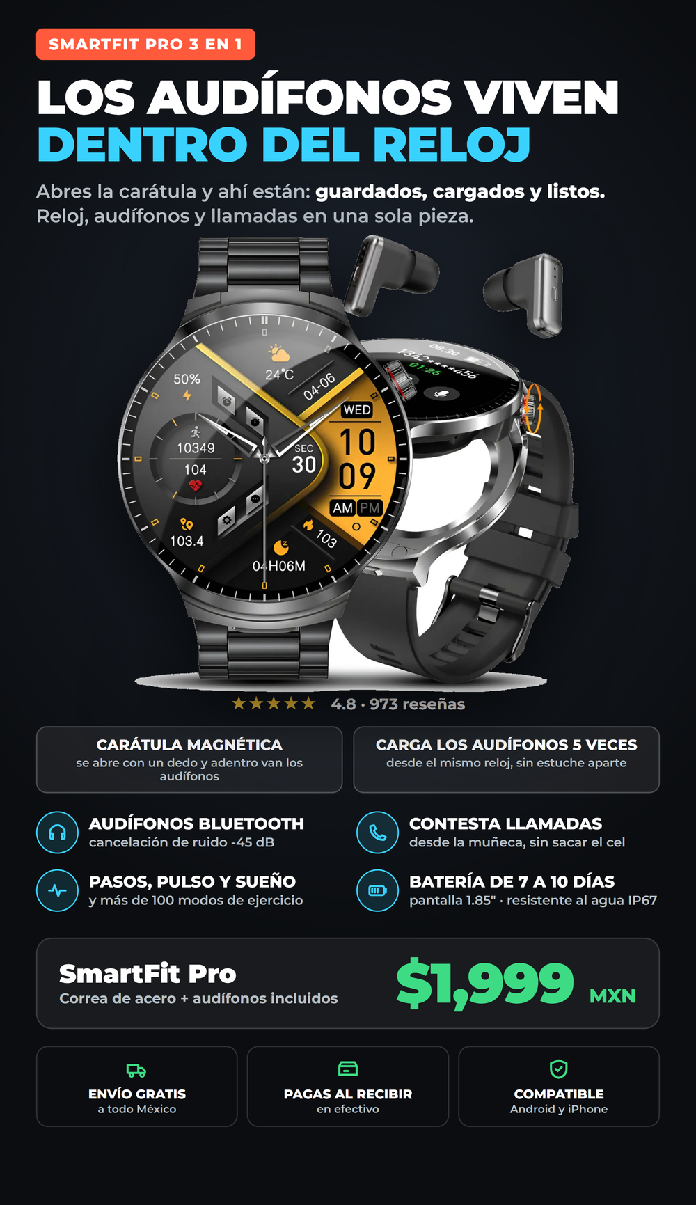 SmartFit Pro T100 hero