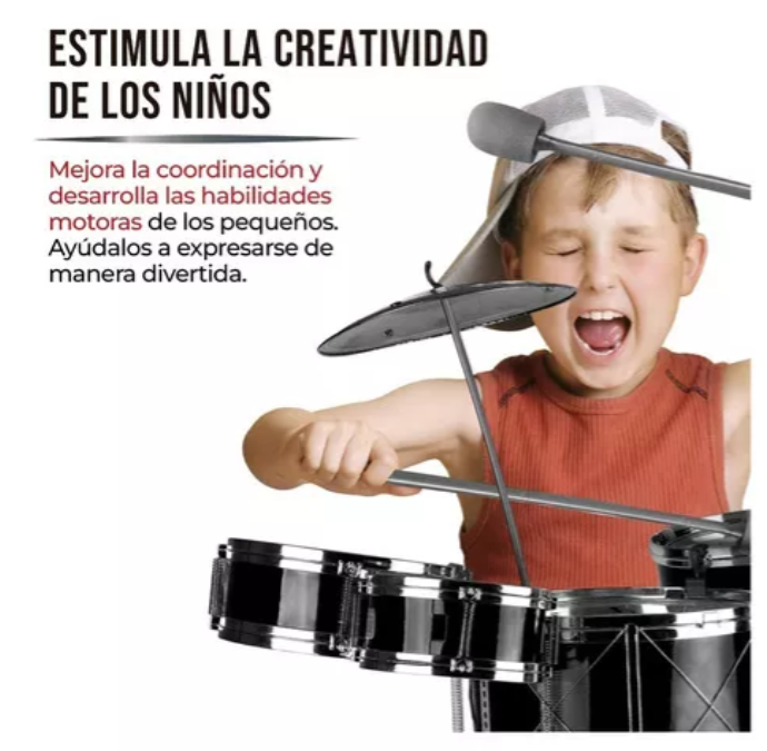 BeatBlast Junior | Batería Infantil para Futuros Rockstars