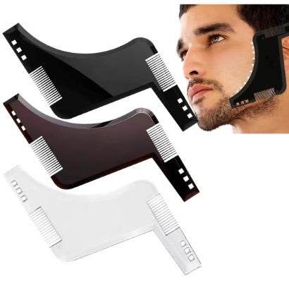 1 Peine Plantilla Diseño Moldeado Barba Bigote