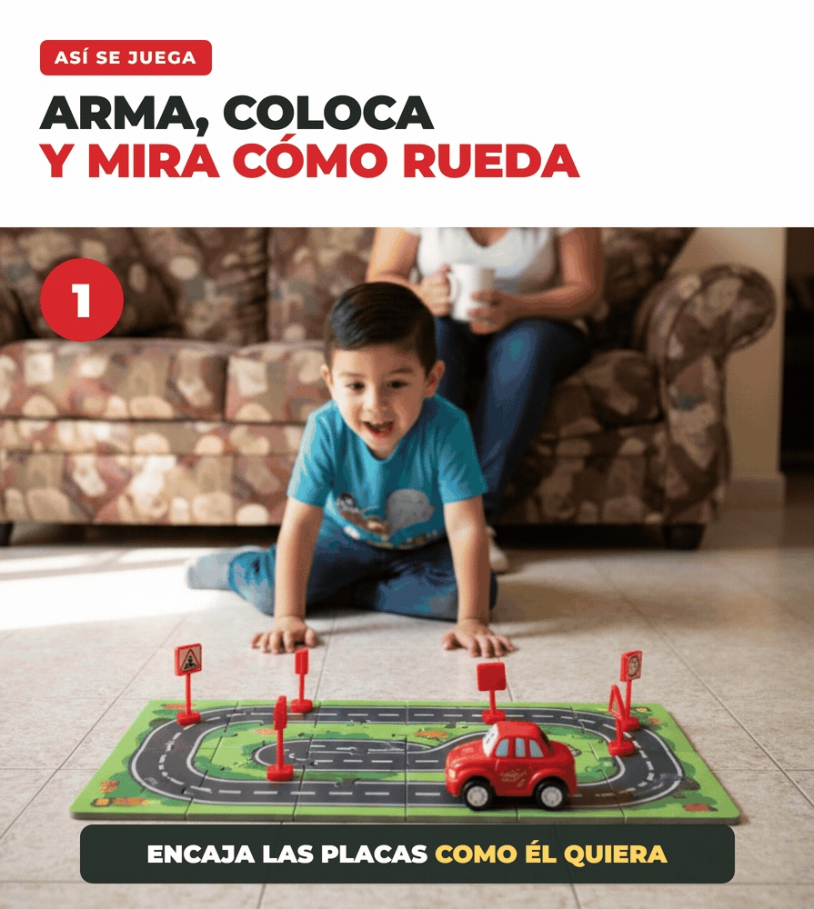 ArmaPista arma, coloca y rueda
