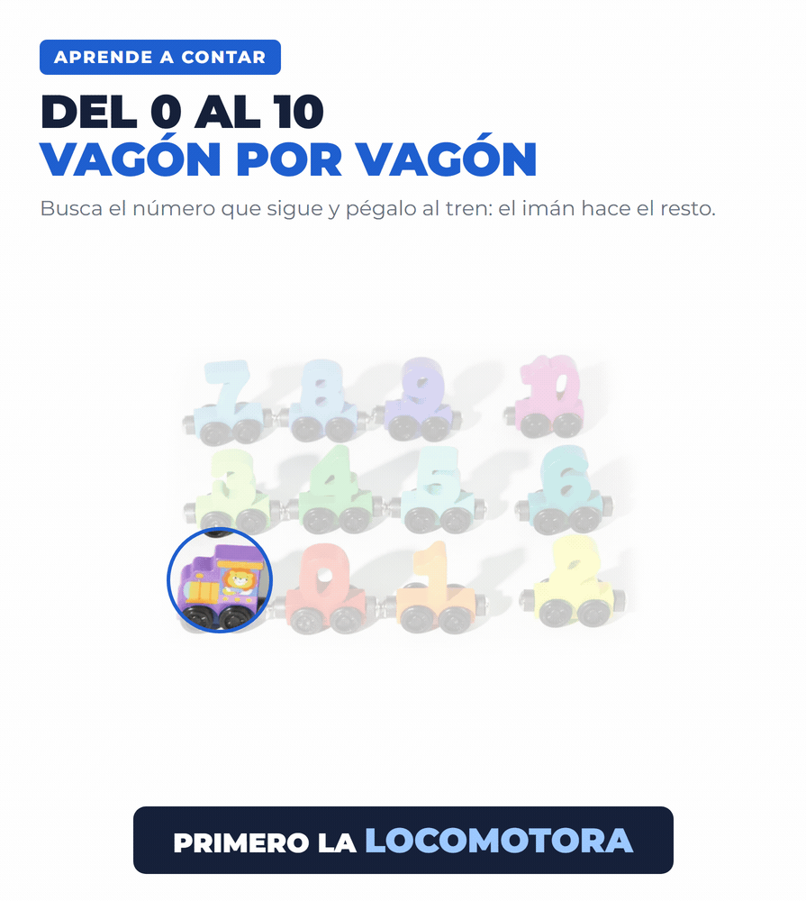 NumeTren cuenta del 0 al 10