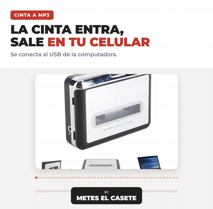 CintaViva: la cinta pasando a MP3