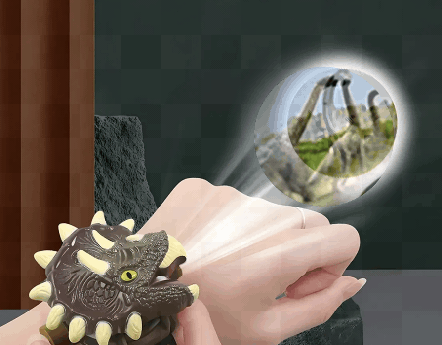 DinoReloj: los dinosaurios en la pared