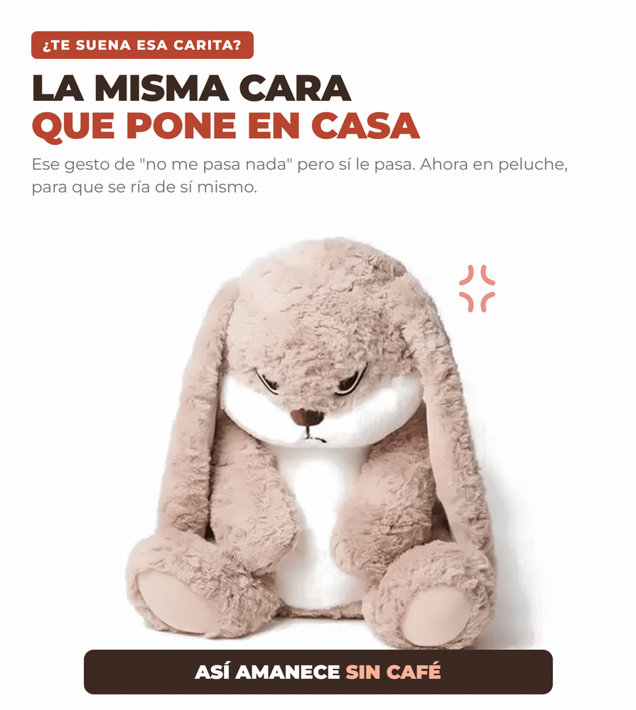 Berrinchin la misma cara que pone en casa