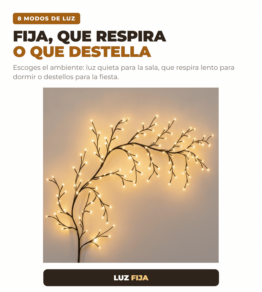 RamaLuz modos de luz