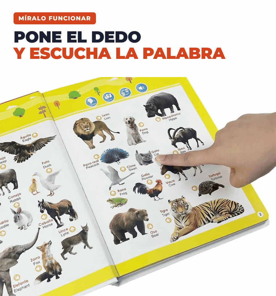 Parlanchín toca y escucha