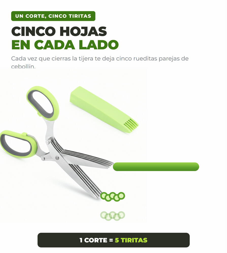 PicaFacil un corte cinco tiritas