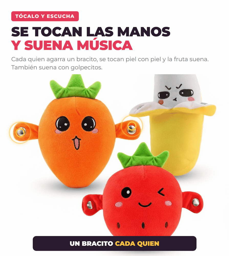 TocaFruta se tocan y suena
