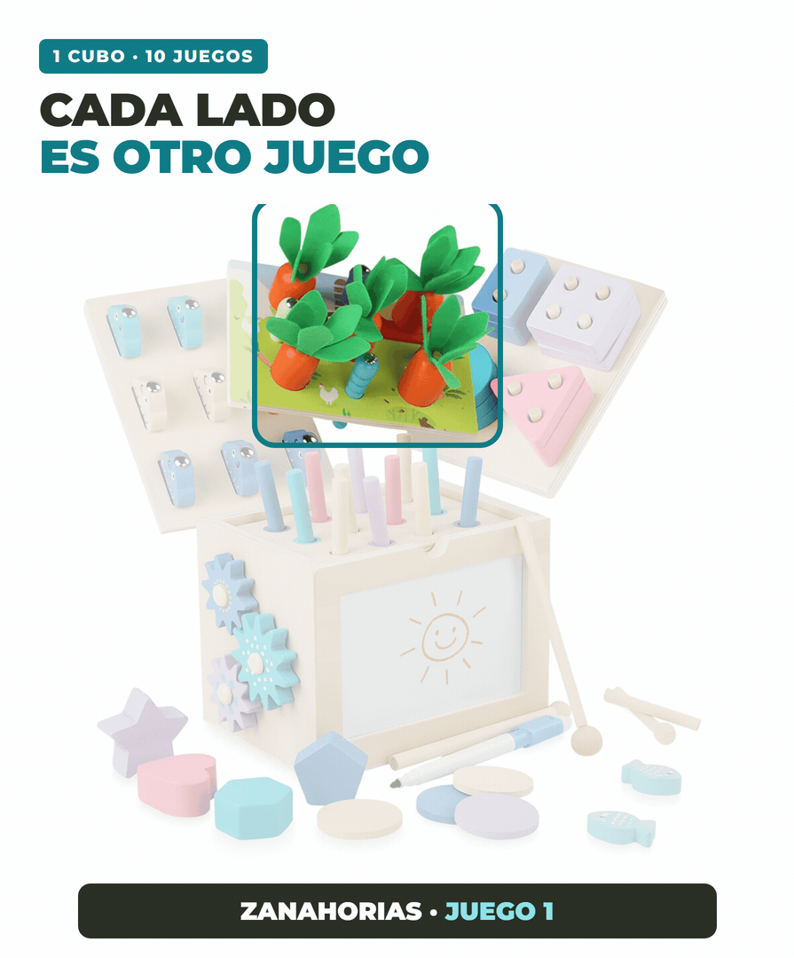 CuboFeliz 10 juegos en un cubo