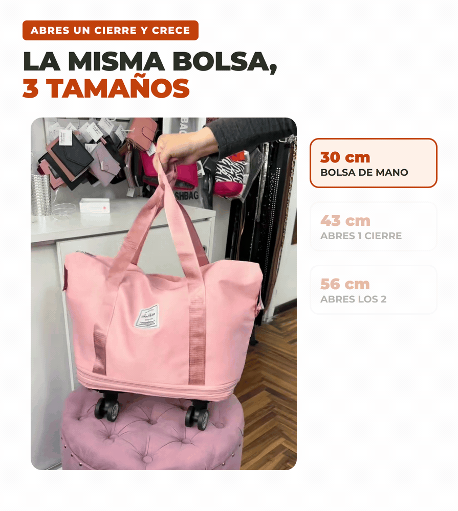 RodaBolso crece en 3 tamanos