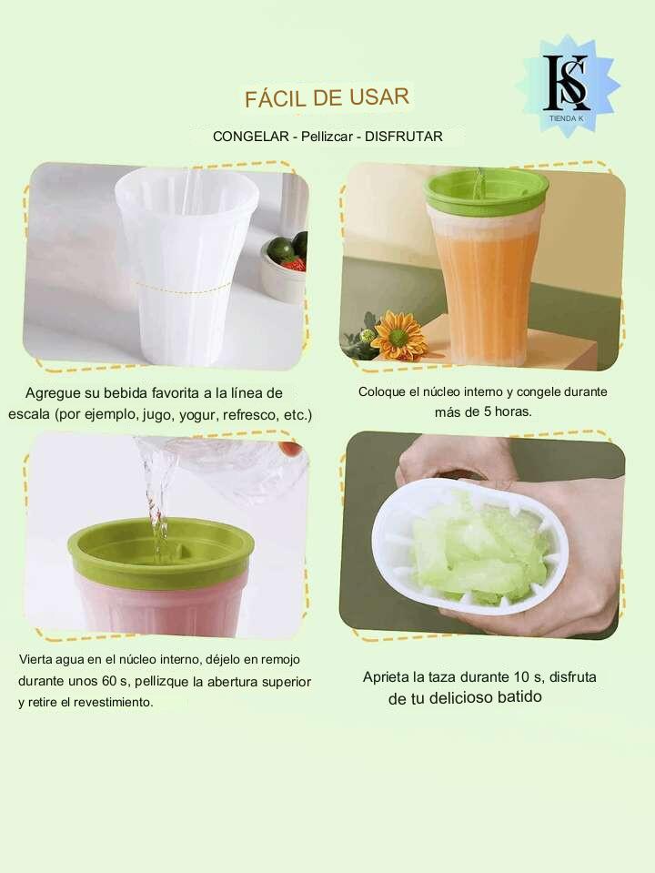 Vaso para hacer hielo o batidos