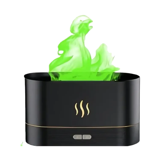 FlamaViva humidificador con flama de 7 colores