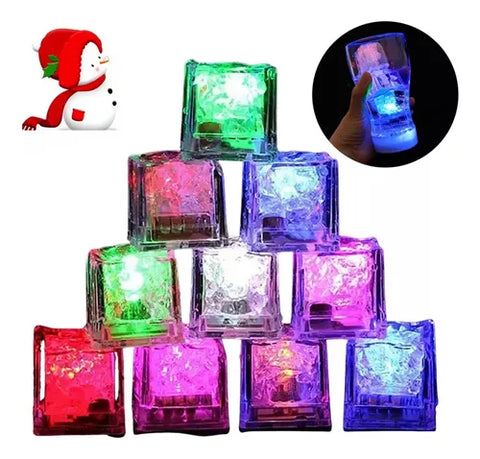 Glow Cubes 24 Piezas (Hielos de Fiesta)