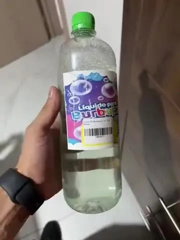 Kit de líquidos: 1 galón de humo + 1 L de burbujas