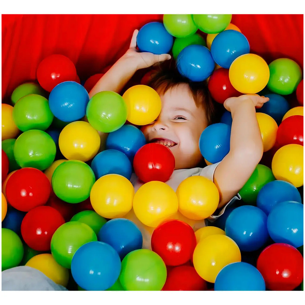 100 pelotas de colores de 8 cm