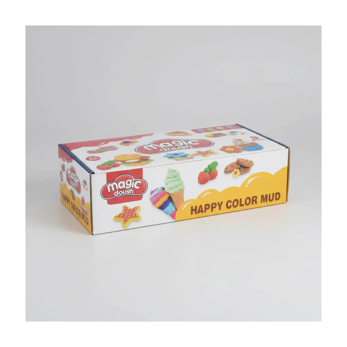 8 botes de masa de colores extra