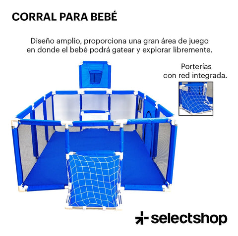 PlayZone Baby (Corral Soccer con canasta)