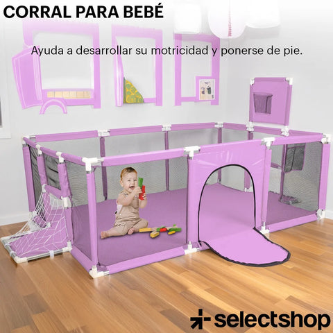 PlayZone Baby (Corral Soccer con canasta)