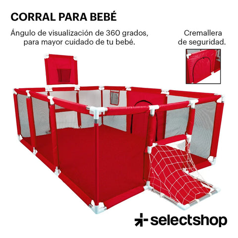 PlayZone Baby (Corral Soccer con canasta)