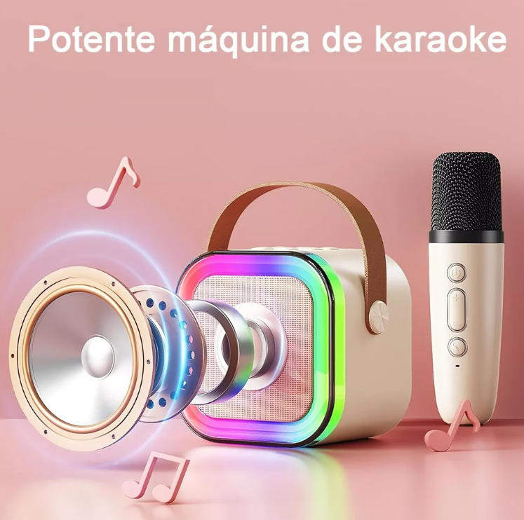 DúoTone Karaoke | Sistema de Karaoke Portátil con Doble Micrófono | 35% de DESCUENTO