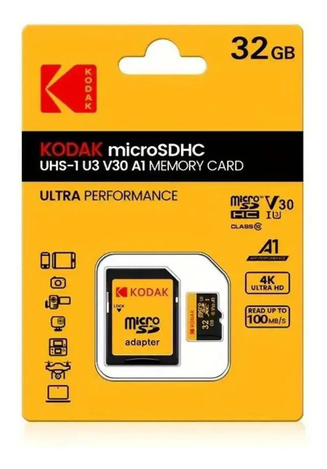 Memoria microSD 32 GB Clase 10 — para tu cámara