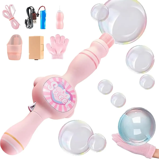 BurbuNube rosa con todos sus accesorios