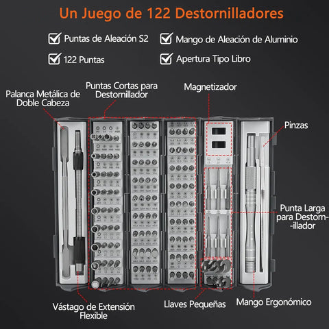 ProFix Precision (Destornillador 128 piezas)