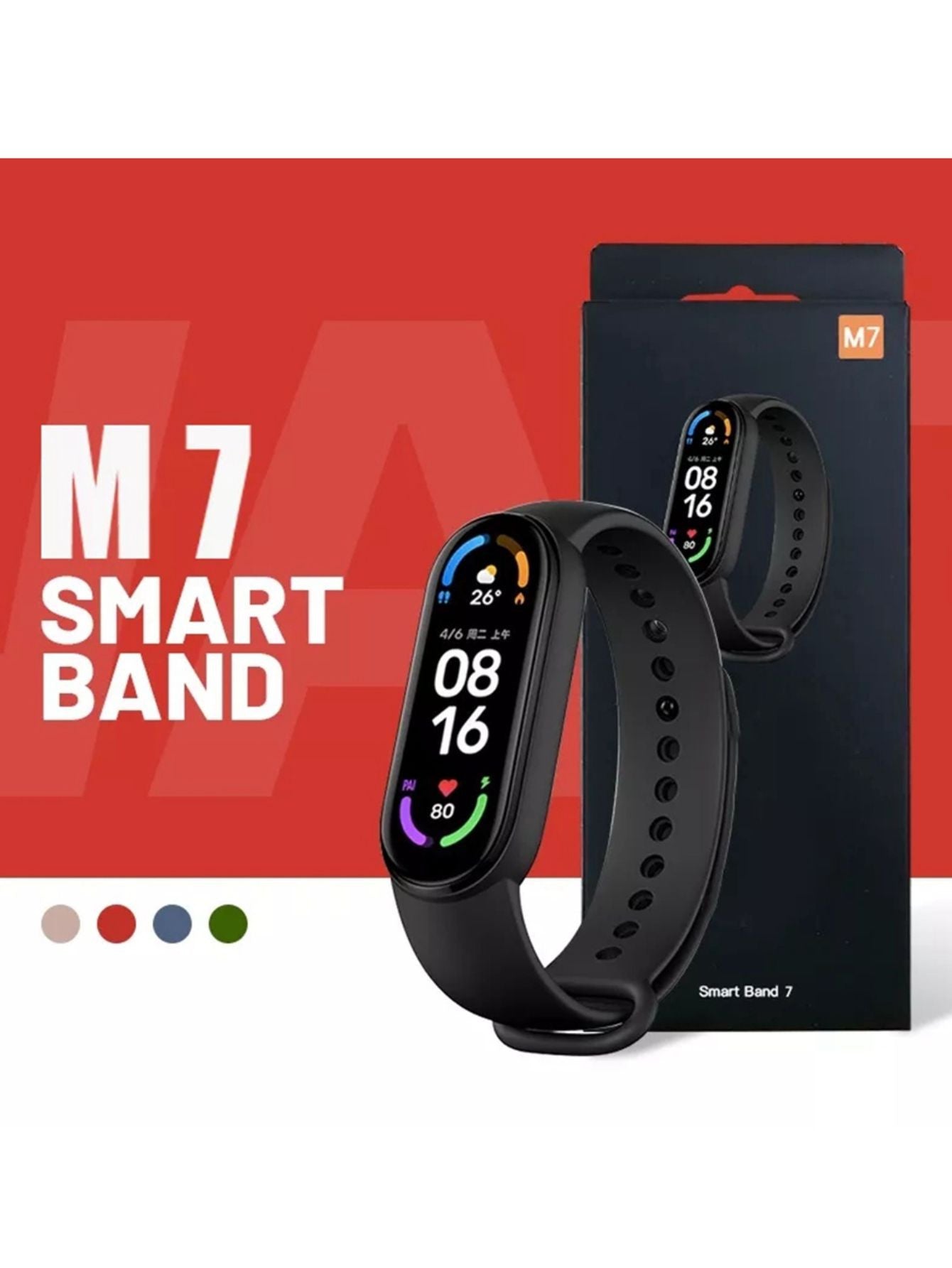 Smart Band M7 | Reloj deportivo | Paga en casa contra entrega México