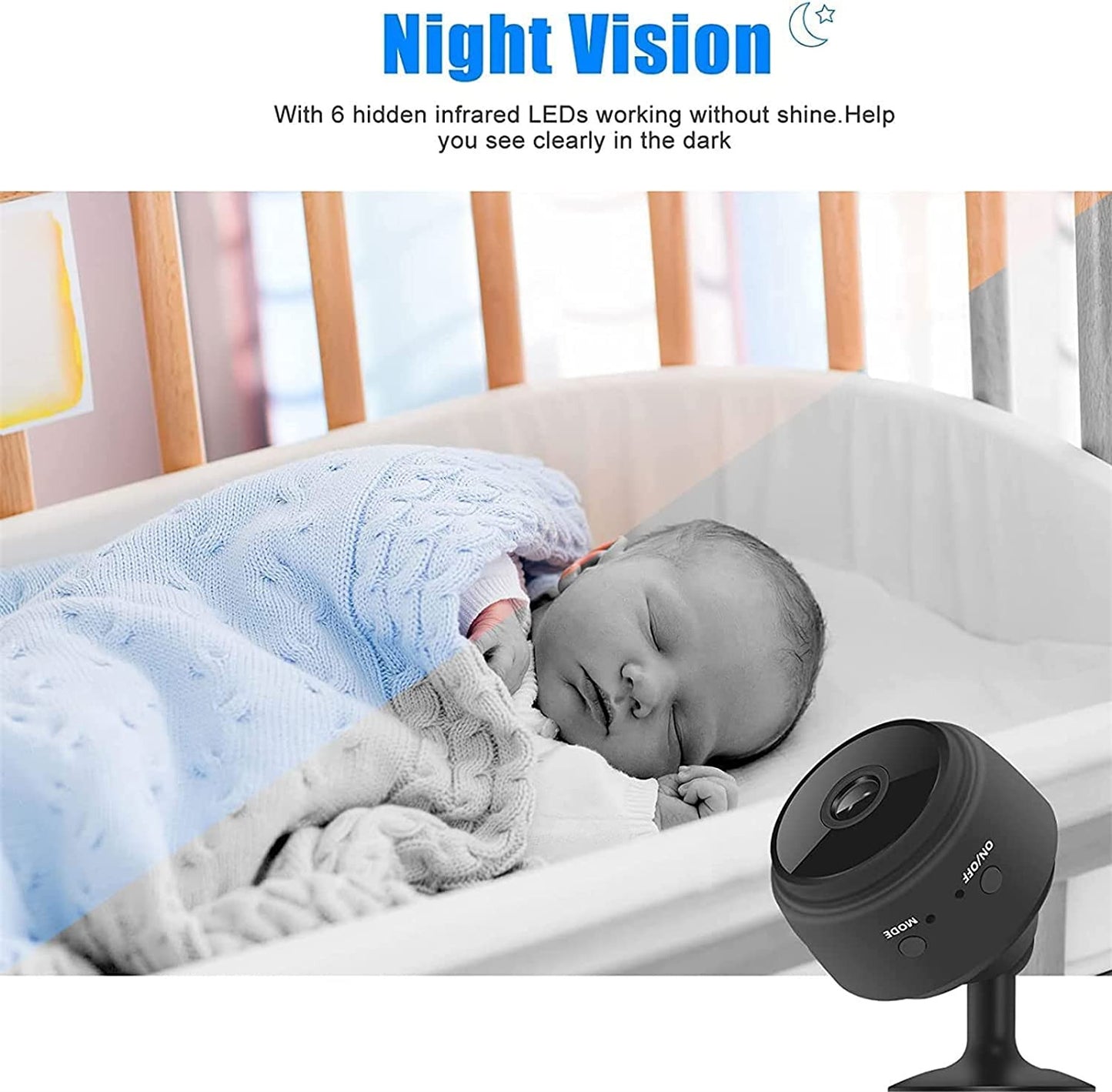 Mini Camara Wifi Vision Nocturna